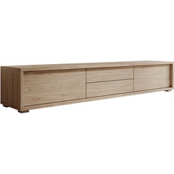 Meubella TV-Meubel Fortunato - Eiken - 180 cm - Met lades