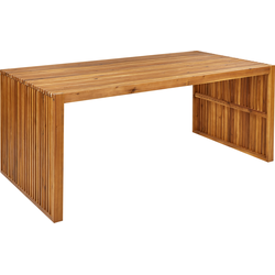 Beliani SULZANO - Eettafel-Lichte houtkleur-Acaciahout