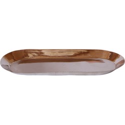 Kolibri Home | Plate oval - Ovale dienblad Ø30cm - Silver