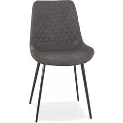 TAICHI design stoel 52x59x82 cm Grijs