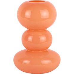 Vaas Bubbles - Oranje - 19x19x30cm