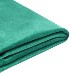 Beliani FITOU - Bekleding voor bedframe-Groen-Fluweel