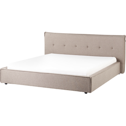 LESTRE - Waterbed - Taupe - 180 x 200 cm - Linnen