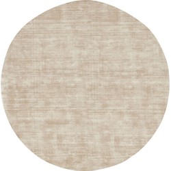 MUST Living Carpet La Belle round medium,Ø200 cm, beige, 100% viscose