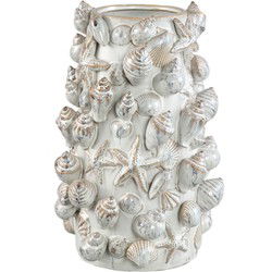 PTMD Bloempot Prince - 25x24x37 cm - Keramiek - Creme