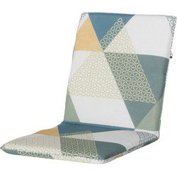 Madison Tuinkussens Stapelstoel - Triangle Green - 97x49 - Groen