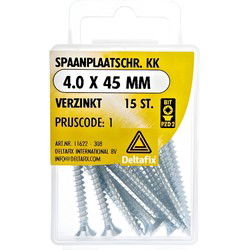 Spaanpl.schr. 4.0x45mm 15st