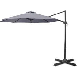 Feel Furniture - Toscano - Luxe Parasol - Roma - 3 Meter - Donkergrijs