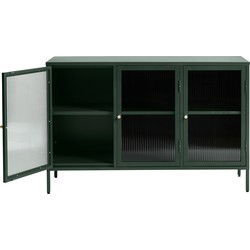 Dressoir Groen - 40x132x85cm - Metaal - Dressoir Bronco