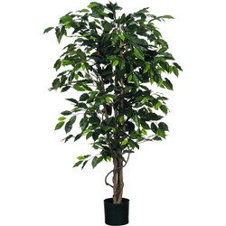 Mica Decorations Ficus Kunstplant - H150 x Ø85 cm - Groen