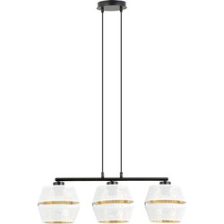 moderne hanglamp Bellini Zwart 3-lichts