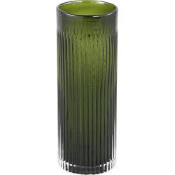 PTMD Vaas Alphaba - 10x10x29 cm - Glas - Groen