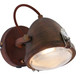 Mexlite wandlamp Paco - bruin -  - 1311B