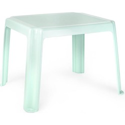 Forte Plastics Kunststof kindertafel - mintgroen - 55 x 66 x 43 cm - camping/tuin/kinderkamer - Bijzettafels