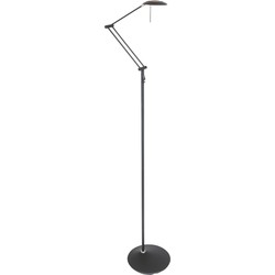 Vloerlamp met knikarm Steinhauer Zodiac LED Chroom