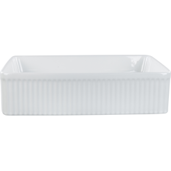 GELDO - Wastafel - Wit - 50 x 34 cm - Keramiek