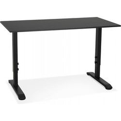 OSMOSE in hoogte verstelbaar bureau 140x80x67(86) cm Zwart