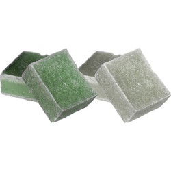 Ideas4seasons Amberblokjes/geurblokjes - jasmijn en dennen - 6x stuks - huisparfum - Amberblokjes
