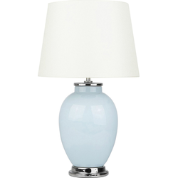 Beliani BRENTA - Tafellamp-Blauw-Keramiek