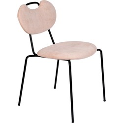 Housecraft Living Aspen Eetkamerstoelen Lichtroze - Set van 2