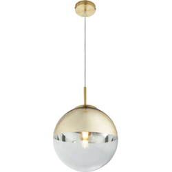 Moderne hanglamp met glazen bol | Hanglamp | transparent | Woonkamer | Eetkamer