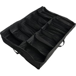 Decopatent® Schoenen organizer - 12 Paar Schoenen - Opberg tas - Opbergzak met rits  - Schoenen opbergen onder bed of in de kast