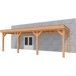 Hillhout douglas terrasoverkapping premium | 1050 x 310 cm