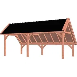 Trendhout douglas kapschuur De Hoeve XL, 700 x 380 cm