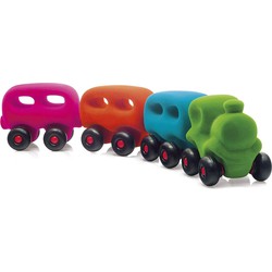 Rubbabu Rubbabu Trein met 3 wagonnetjes