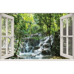 Raam Waterval 140x90cm Tuindoek - Customize-it