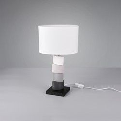 Moderne Tafellamp  Kano - Kunststof - Wit
