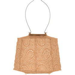 LUMIZ Solar Lampion Paisley Lamp - 20 cm - Abrikoos