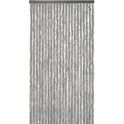 Wicotex Vliegengordijn kattenstaart - grijs - 90 x 220 cm -deurgordijn - Vliegengordijnen