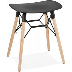 ALADIN design lage kruk 47x34x47 cm Zwart