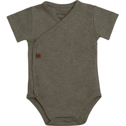 Baby's Only Rompertje Melange - Khaki - 62 - 100% ecologisch katoen