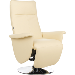 Beliani PRIME - TV-fauteuil-Beige-Kunstleer