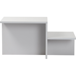 Salontafel 2 niveaus L80 cm - HARMONY