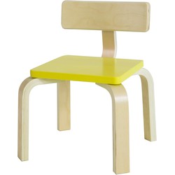 Kinderstoel - Stoel kind - Ergonomisch - Geel - 33x43x33 cm