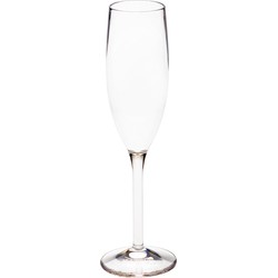 champagneglas - Plastic - Onbreekbaar - 4 stuks - 180 ml