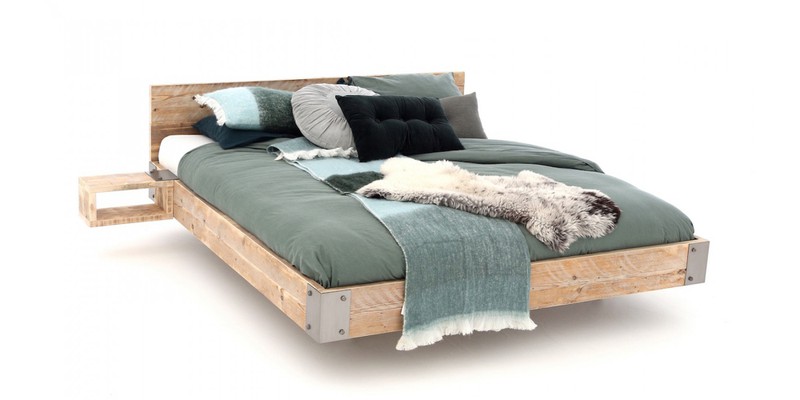 Steigerhouten bed stealth 180x220 cm - 