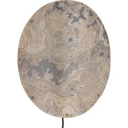 PTMD Hen Natural stone veneer wall lamp large