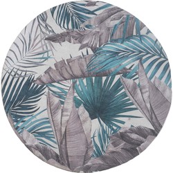 Vloerkleed Palm Green Rond ø160 cm