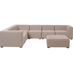 Beliani AREZZO - Loungeset-Beige-Polyester