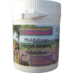 DIERENDROGIST HUID-HAAR-NAGEL-BIOTINE TABLETTEN 100 STUKS