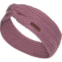 Knit Factory Joy Gebreide Dames Hoofdband - Haarhand - Lila - One Size