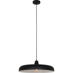 Steinhauer hanglamp Krisip - zwart - metaal - 50 cm - E27 fitting - 2677ZW