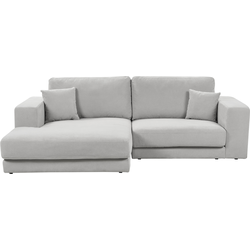 Beliani LOFOTEN - Hoekbank-Grijs-Polyester