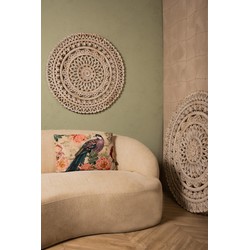 PTMD Wandpaneel Farris - 90x1x90 cm - MDF - Creme