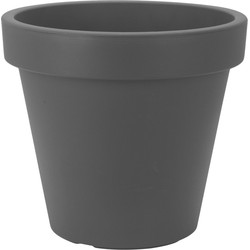 Prosperplast Bloempot - D25 x H23 cm - antraciet - kunststof - Plantenpotten