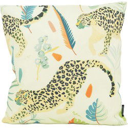 Sierkussen Luipaard Groen - Outdoor | 45 x 45 cm | Katoen/Polyester